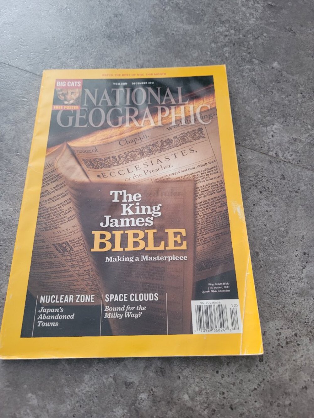 National Geographic Magazine December 2011 King James Bible Special Issue